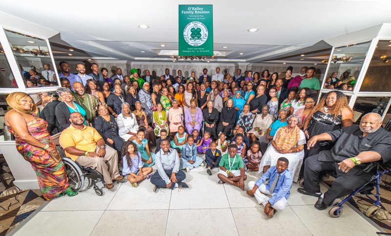 O'Kelley Family Reunion Group Photo in Washington, DC